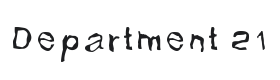 Department 21 Font Thumbnail