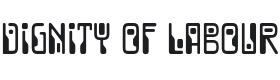 Dignity of Labour Font Thumbnail