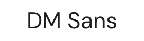 DM Sans Font Thumbnail