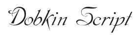 Dobkin Script Font Thumbnail