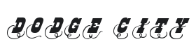 Dodge City Initials Font Thumbnail