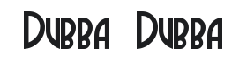 Dubba Dubba Font Thumbnail