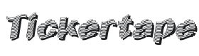 Early Tickertape Font Thumbnail