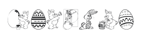 Easter art Font Thumbnail