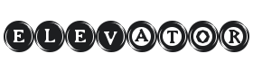 Elevator Buttons Font Thumbnail