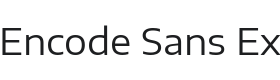 Encode Sans Expanded Font Thumbnail