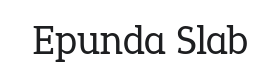 Epunda Slab Font Thumbnail