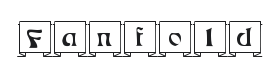 Fanfold Font Thumbnail