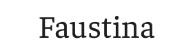 Faustina Font Thumbnail