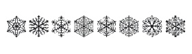 Faux Snow Font Thumbnail