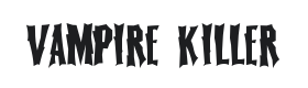 Fearless Vampire Killer Font Thumbnail
