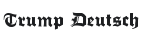 Fette Trump Deutsch Font Thumbnail