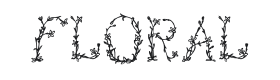 Floral Font Thumbnail
