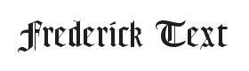 Frederick Text Font Thumbnail