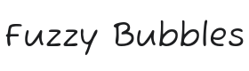 Fuzzy Bubbles Font Thumbnail
