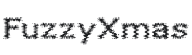 Fuzzy Xmas Font Thumbnail