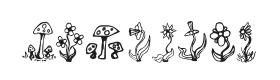 Garden Dingbats Font Thumbnail