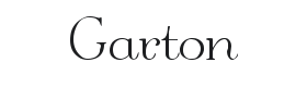 Garton Font Thumbnail