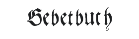 Gebetbuch Fraktur Font Thumbnail