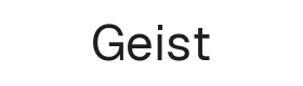 Geist Font Thumbnail