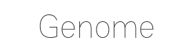 Genome Font Thumbnail