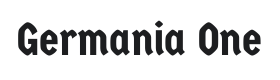 Germania One Font Thumbnail