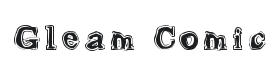 Gleam Comic Font Thumbnail