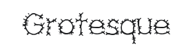 Grotesque Font Thumbnail