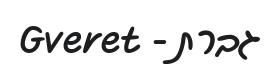 Gveret Levin Font Thumbnail