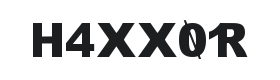 H4XX0R Font Thumbnail