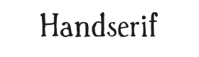 Handserif Font Thumbnail