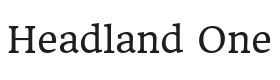 Headland One Font Thumbnail