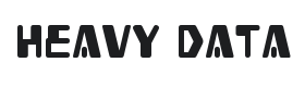 Heavy Data Font Thumbnail