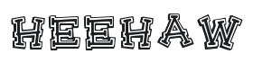 HeeHaw Font Thumbnail