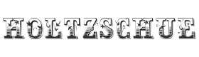 Holtzschue Font Thumbnail