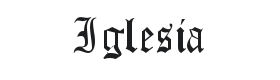 Iglesia Font Thumbnail