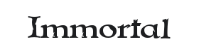 Immortal Font Thumbnail
