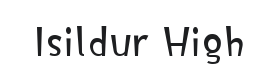 Isildur High Font Thumbnail