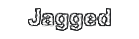 Jagged Font Thumbnail