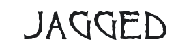 Jagged Font Thumbnail