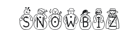 JF Snowbiz Font Thumbnail