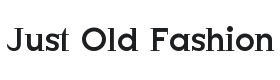 Just Old Fashion Font Thumbnail