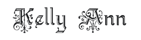 Kelly Ann Gothic Font Thumbnail