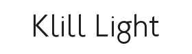 Klill Font Thumbnail