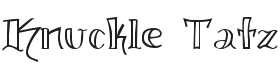 Knuckle Tatz Font Thumbnail
