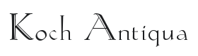 Koch-Antiqua Zier Font Thumbnail