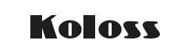 Koloss Font Thumbnail