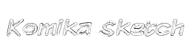 Komika Sketch Font Thumbnail