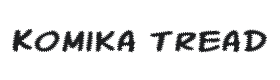 Komika Tread Font Thumbnail