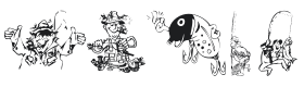 KR A Fishing We Go Font Thumbnail